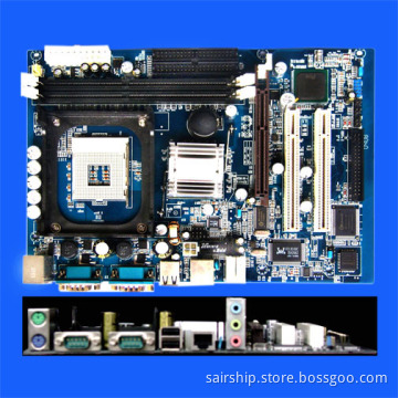 P 4 motherboard manufacturer 845PE Small  with Lan